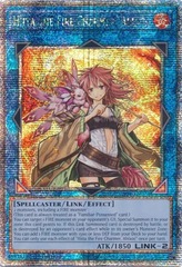 Hiita the Fire Charmer, Ablaze - RA04-EN074 - Quarter Century Secret Rare - 1st Edition
